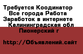 Требуется Коодинатор - Все города Работа » Заработок в интернете   . Калининградская обл.,Пионерский г.